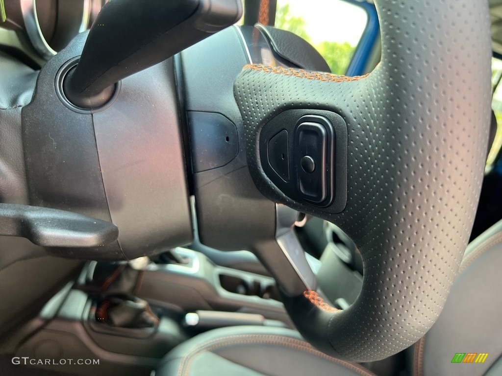 2023 Jeep Gladiator Mojave 4x4 Black Steering Wheel Photo #146179176
