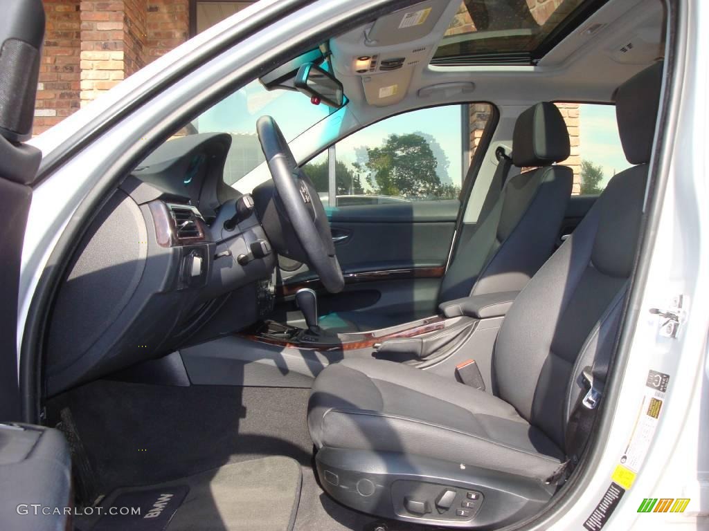 2006 3 Series 325xi Sedan - Titanium Silver Metallic / Black photo #10