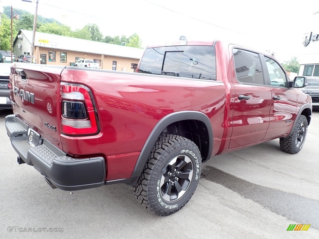 2023 1500 Rebel Crew Cab 4x4 - Delmonico Red Pearl / Red/Black photo #6