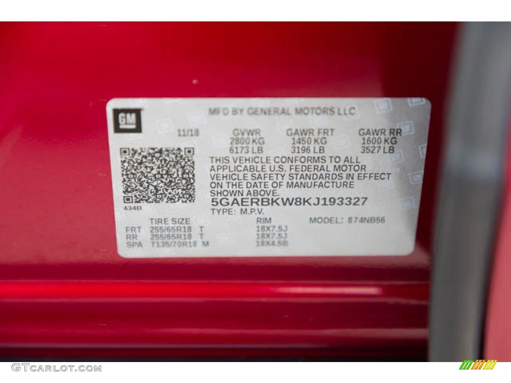 2019 Enclave Essence - Red Quartz Tintcoat / Dark Galvanized/Ebony Accents photo #39