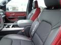 Red/Black 2023 Ram 1500 Rebel Crew Cab 4x4 Interior Color