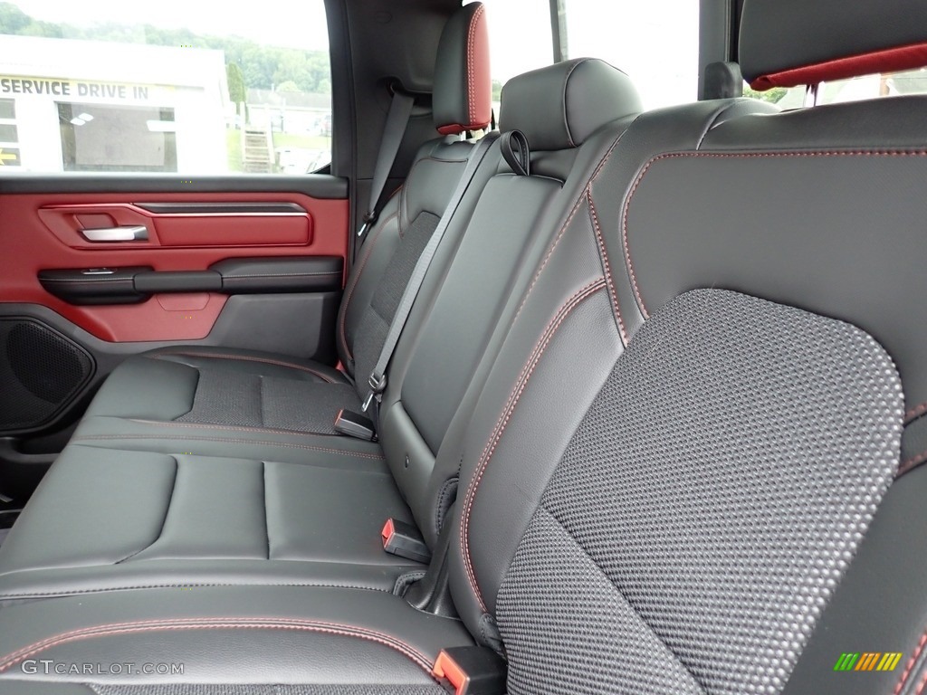 Red/Black Interior 2023 Ram 1500 Rebel Crew Cab 4x4 Photo #146179494