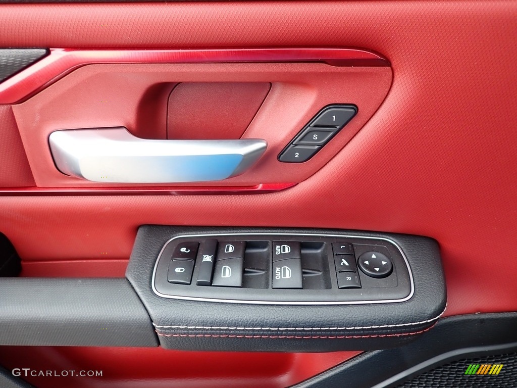 2023 Ram 1500 Rebel Crew Cab 4x4 Red/Black Door Panel Photo #146179542
