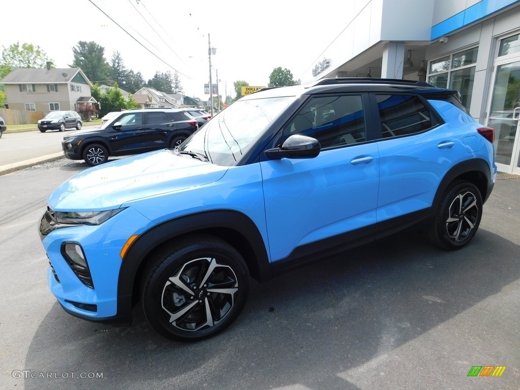 Fountain Blue 2023 Chevrolet TrailBlazer RS AWD Exterior Photo #146179950