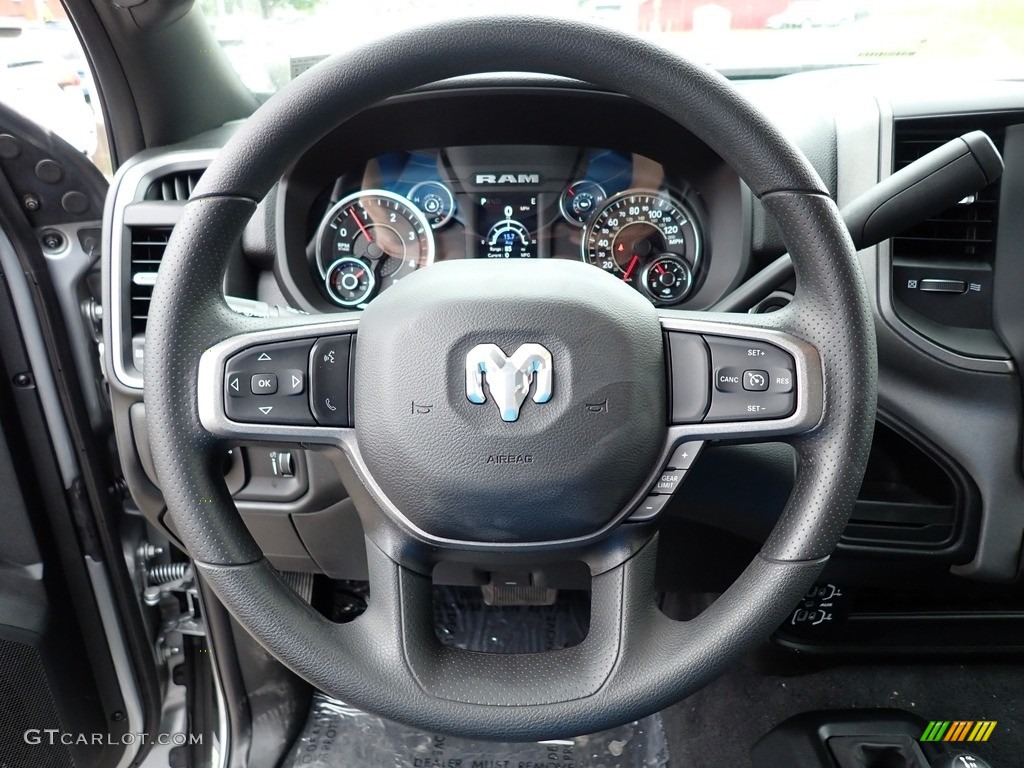 2023 Ram 2500 Tradesman Crew Cab 4x4 Black Steering Wheel Photo #146180558