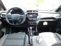Jet Black/Red Accent 2023 Chevrolet TrailBlazer RS AWD Dashboard