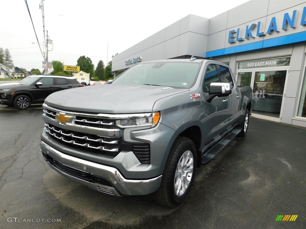 2023 Silverado 1500 LTZ Crew Cab 4x4 - Sterling Gray Metallic / Jet Black photo #2