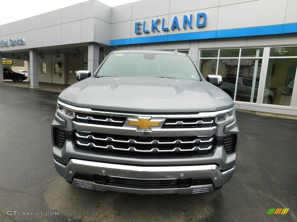 2023 Silverado 1500 LTZ Crew Cab 4x4 - Sterling Gray Metallic / Jet Black photo #3