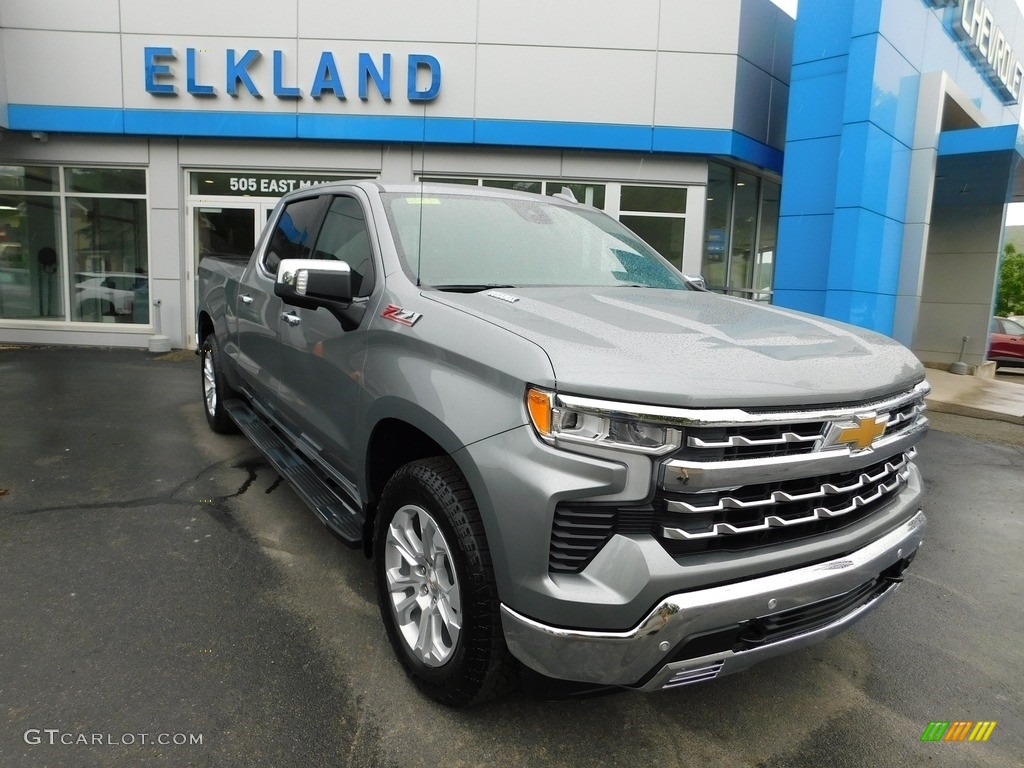 2023 Silverado 1500 LTZ Crew Cab 4x4 - Sterling Gray Metallic / Jet Black photo #4