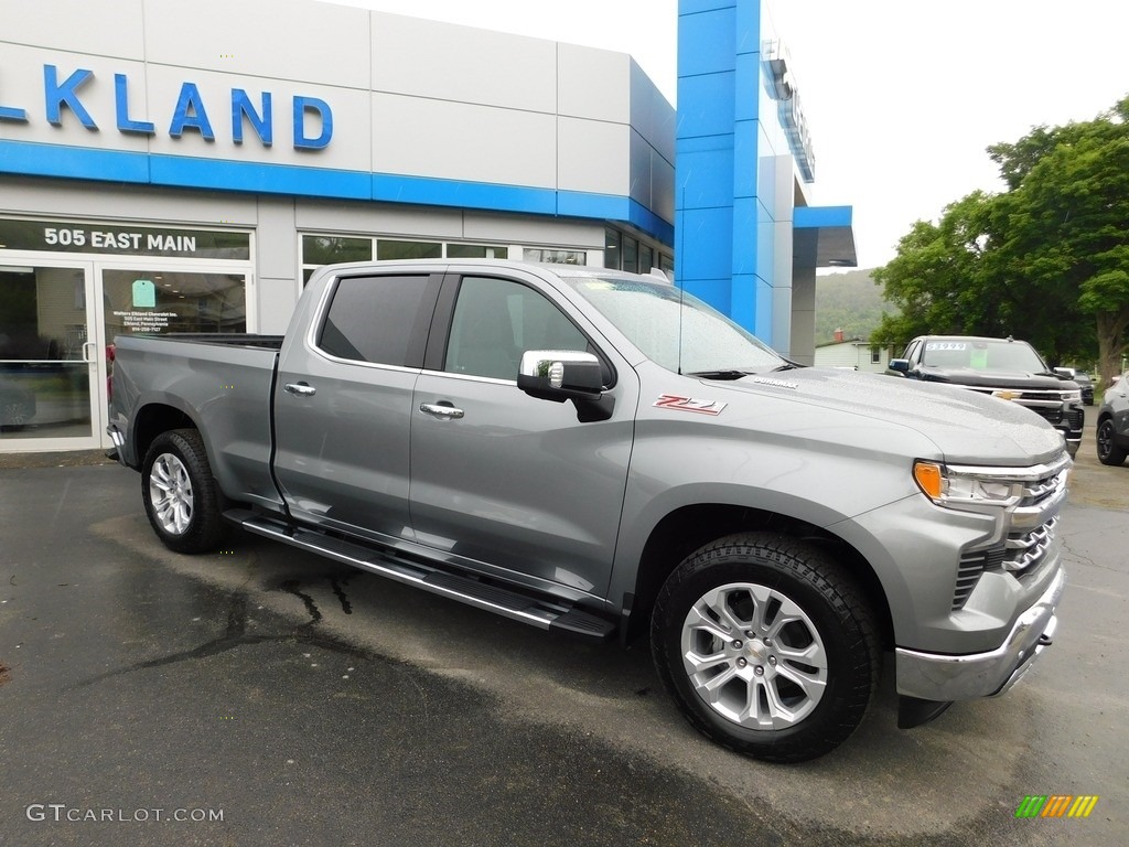 2023 Silverado 1500 LTZ Crew Cab 4x4 - Sterling Gray Metallic / Jet Black photo #5