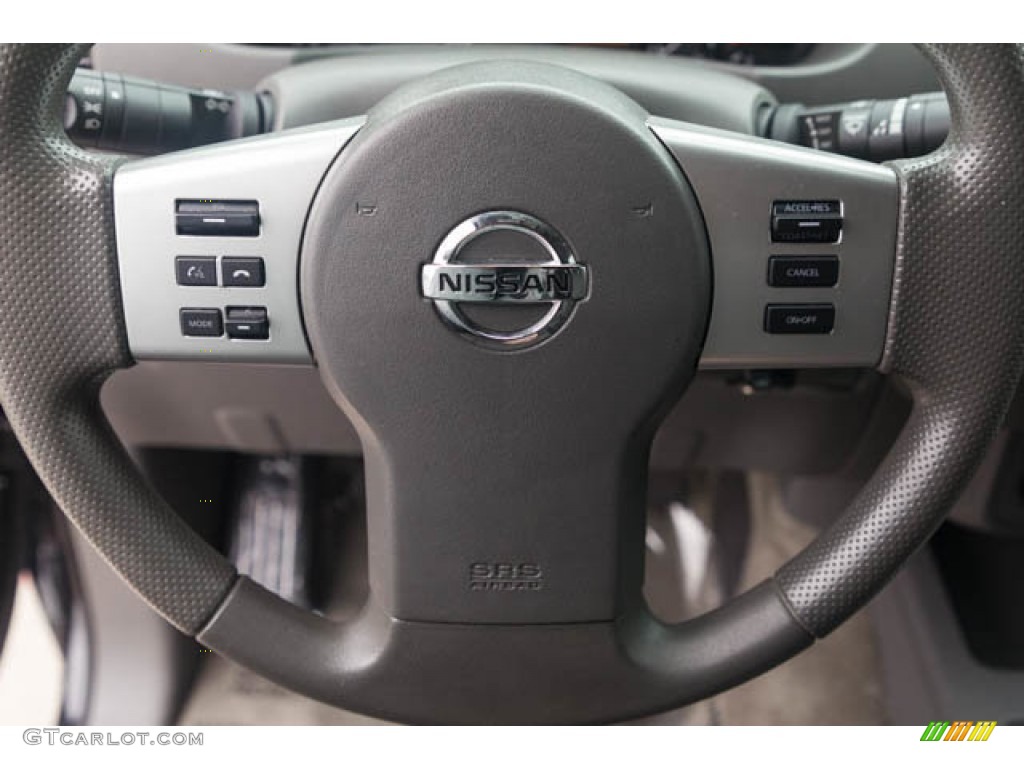 2017 Nissan Frontier SV Crew Cab Steel Steering Wheel Photo #146181354
