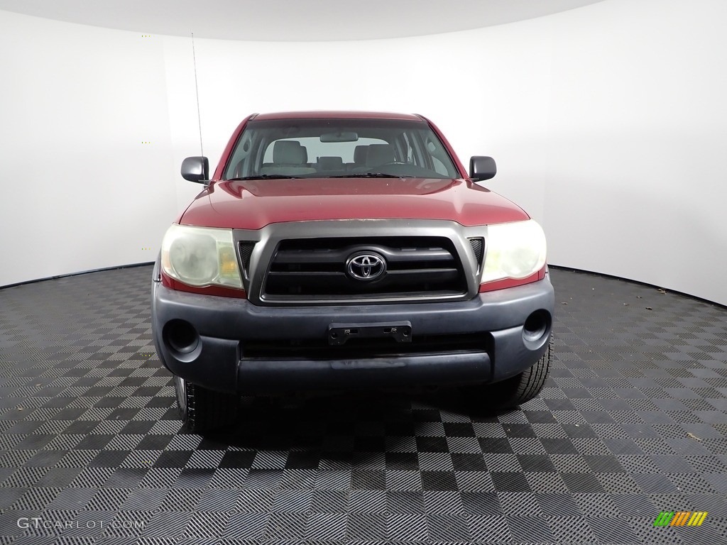2008 Tacoma V6 Double Cab 4x4 - Impulse Red Pearl / Graphite Gray photo #2