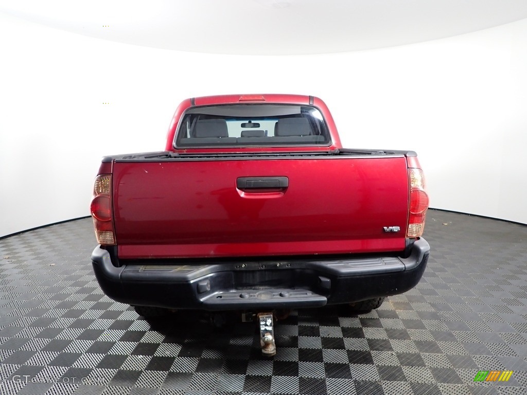 2008 Tacoma V6 Double Cab 4x4 - Impulse Red Pearl / Graphite Gray photo #5
