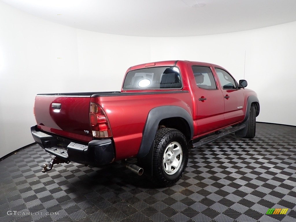 2008 Tacoma V6 Double Cab 4x4 - Impulse Red Pearl / Graphite Gray photo #7