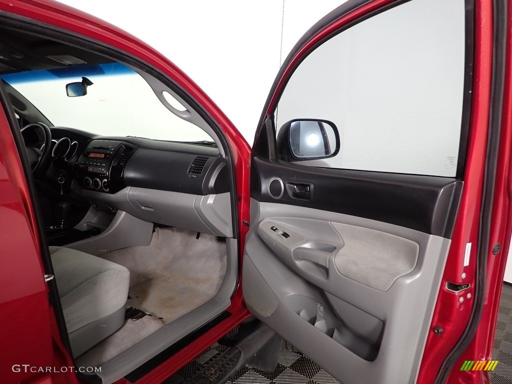 2008 Tacoma V6 Double Cab 4x4 - Impulse Red Pearl / Graphite Gray photo #20