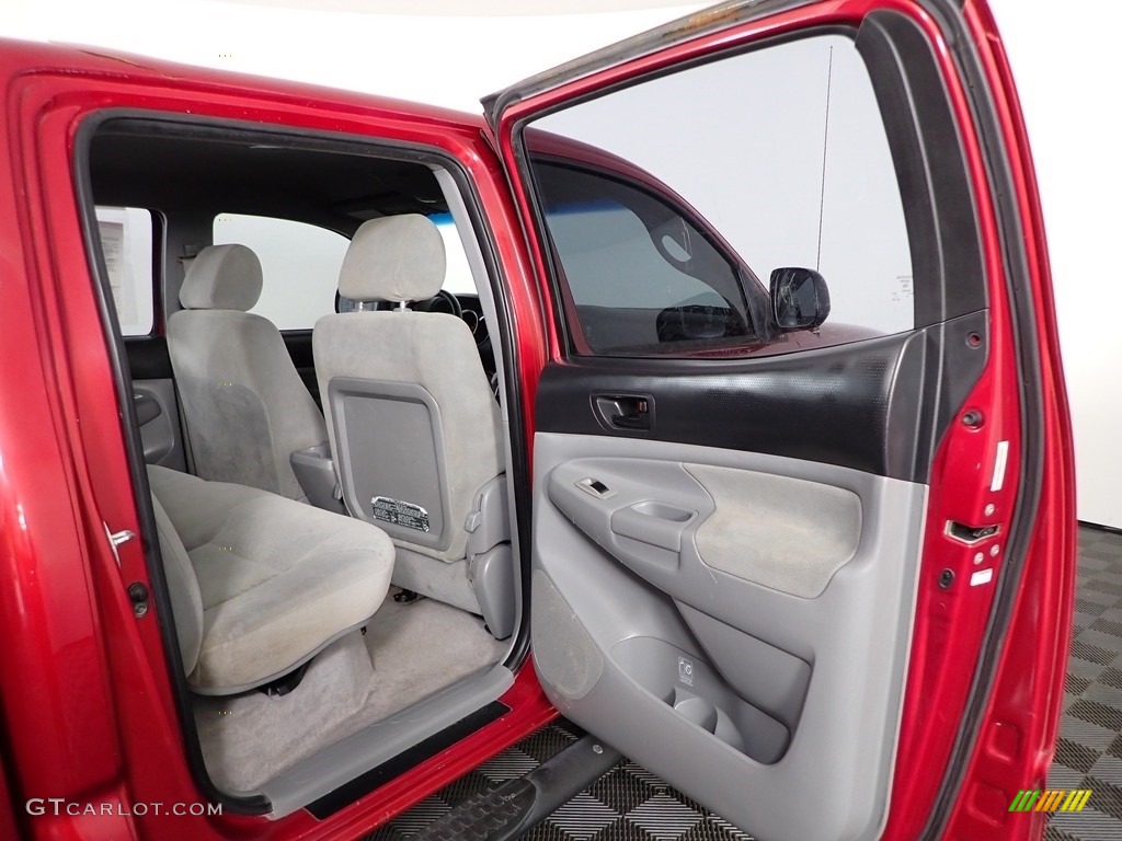 2008 Tacoma V6 Double Cab 4x4 - Impulse Red Pearl / Graphite Gray photo #22