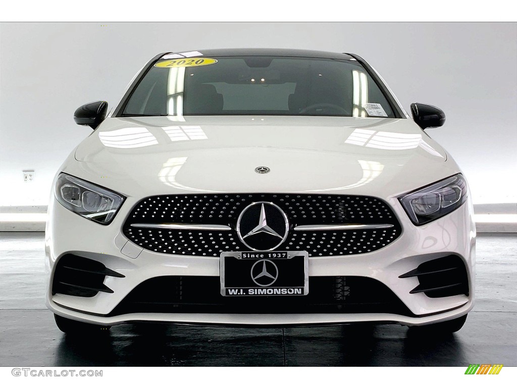 2020 A 220 Sedan - Polar White / Black photo #2