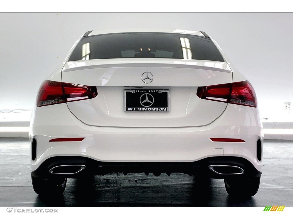 2020 A 220 Sedan - Polar White / Black photo #3