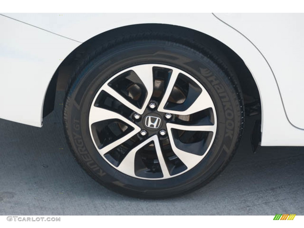 2014 Civic EX Sedan - Taffeta White / Beige photo #36