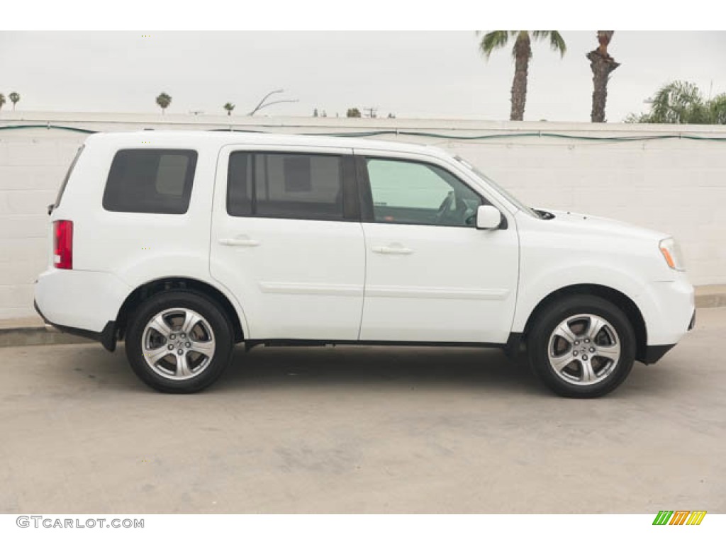 2013 Pilot EX-L - Taffeta White / Gray photo #12