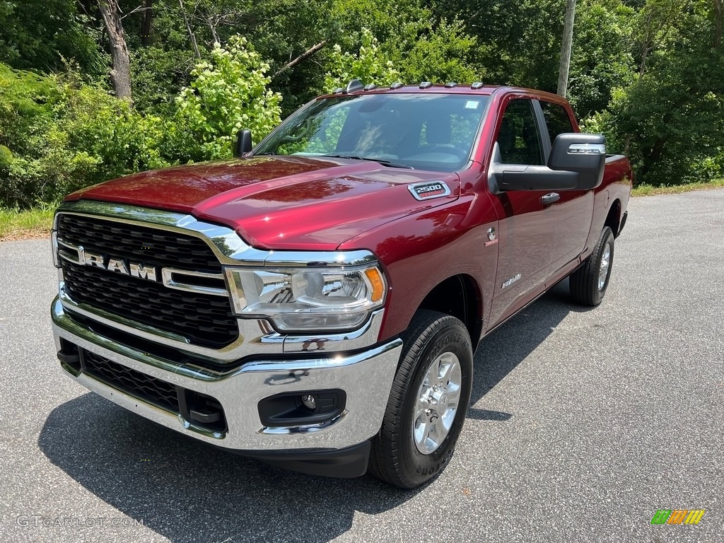 2023 2500 Big Horn Crew Cab 4x4 - Delmonico Red Pearl / Diesel Gray/Black photo #2