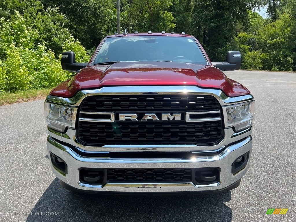2023 2500 Big Horn Crew Cab 4x4 - Delmonico Red Pearl / Diesel Gray/Black photo #3