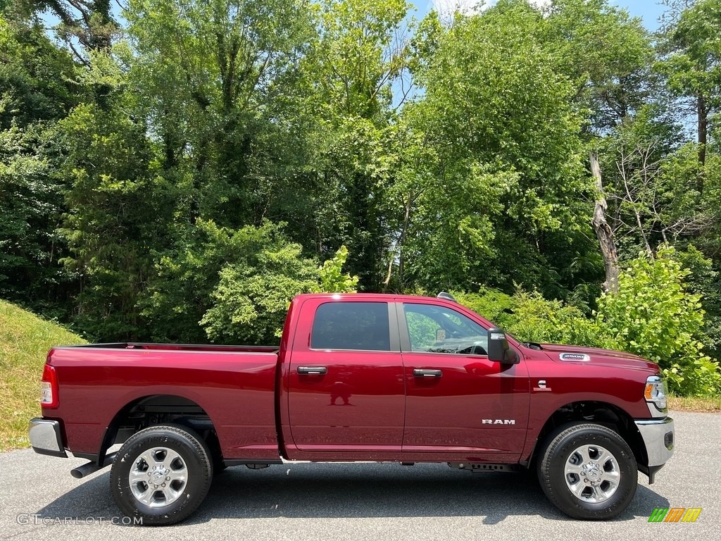 Delmonico Red Pearl 2023 Ram 2500 Big Horn Crew Cab 4x4 Exterior Photo #146184369