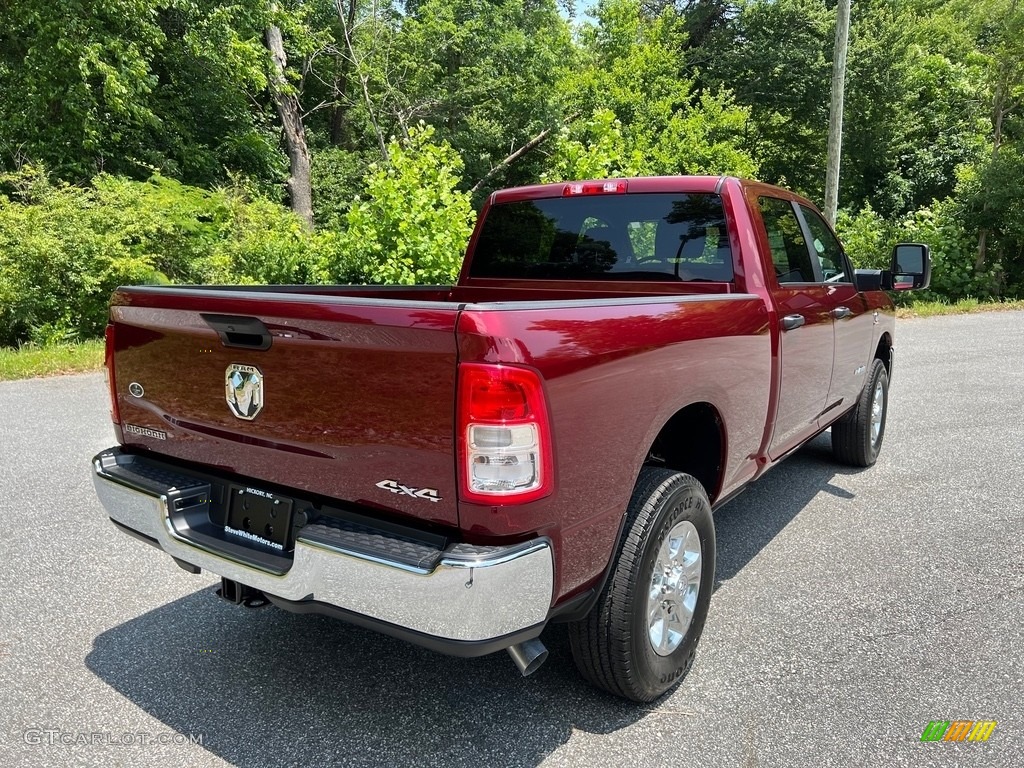 2023 2500 Big Horn Crew Cab 4x4 - Delmonico Red Pearl / Diesel Gray/Black photo #6