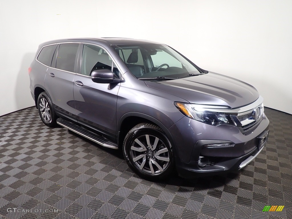 Modern Steel Metallic 2020 Honda Pilot EX-L AWD Exterior Photo #146184672