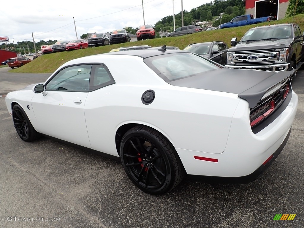 2023 Challenger SRT Hellcat JailBreak - White Knuckle / Demonic Red/Black photo #3
