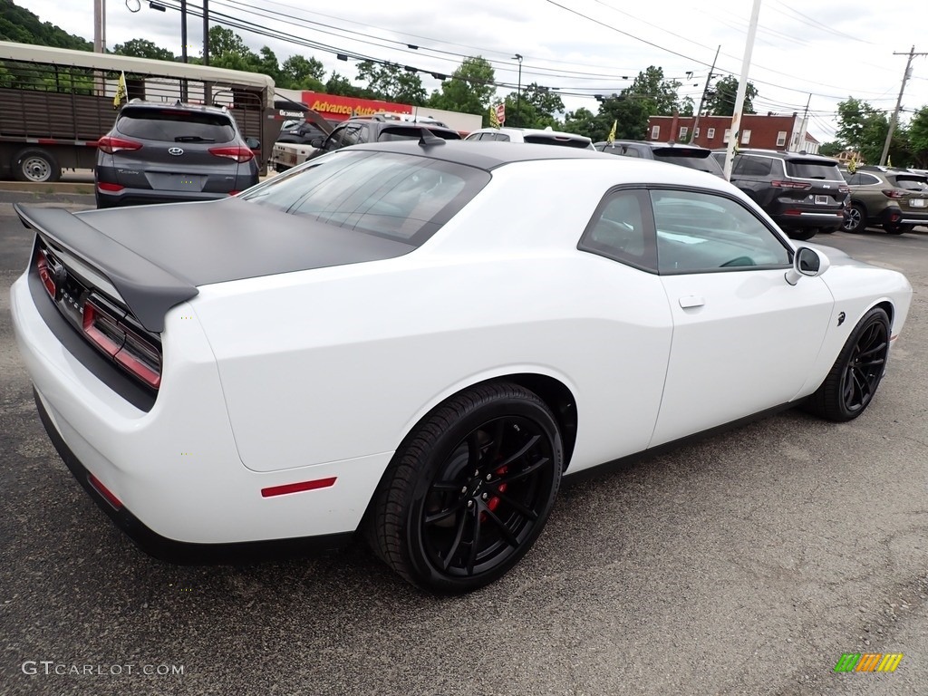 2023 Challenger SRT Hellcat JailBreak - White Knuckle / Demonic Red/Black photo #6