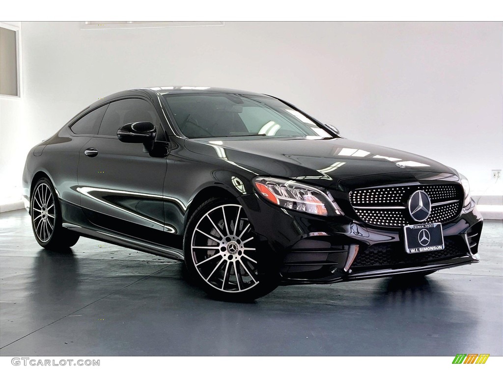 2020 C 300 Coupe - Black / Black photo #34