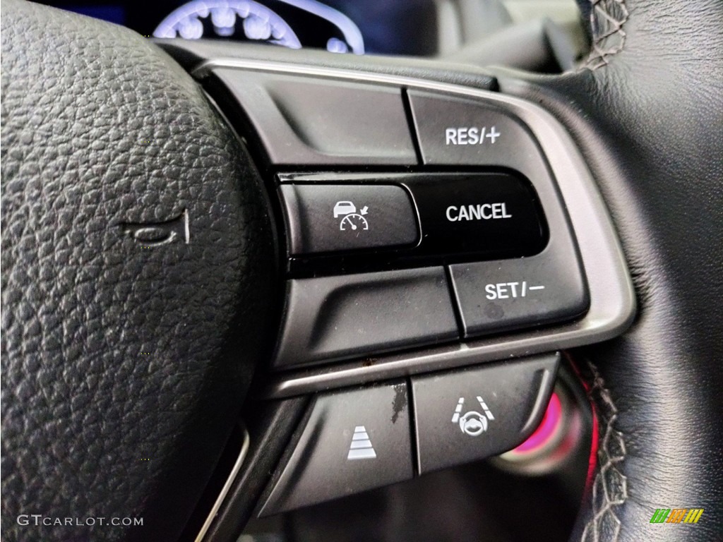 2021 Honda Accord EX-L Black Steering Wheel Photo #146184984