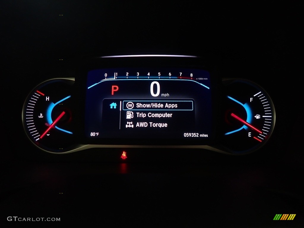 2020 Honda Pilot EX-L AWD Gauges Photo #146185212