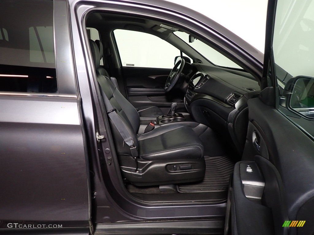 2020 Pilot EX-L AWD - Modern Steel Metallic / Black photo #36