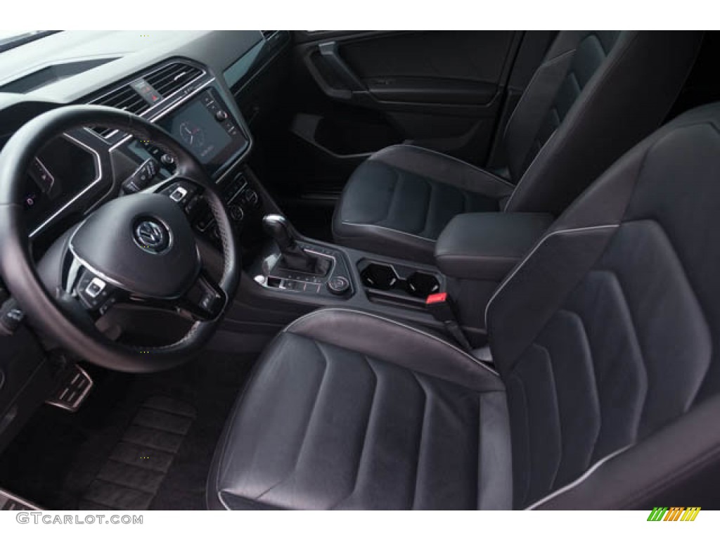 Titan Black Interior 2020 Volkswagen Tiguan SEL Premium R-Line 4MOTION Photo #146185458