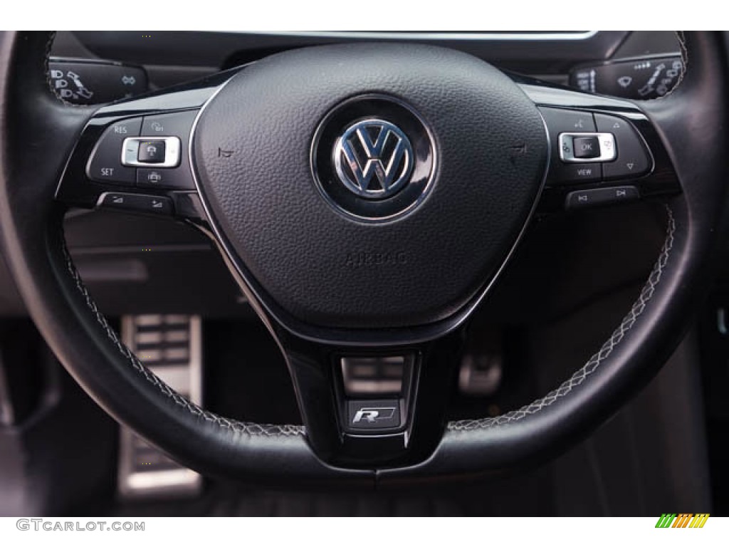 2020 Tiguan SEL Premium R-Line 4MOTION - Deep Black Pearl / Titan Black photo #13