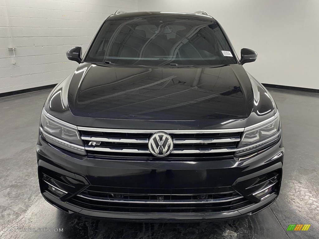 2020 Tiguan SEL Premium R-Line 4MOTION - Deep Black Pearl / Titan Black photo #43