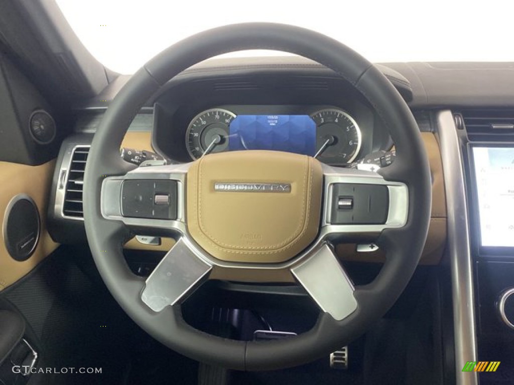 2023 Land Rover Discovery P360 HSE R-Dynamic Caraway/Ebony Steering Wheel Photo #146186475