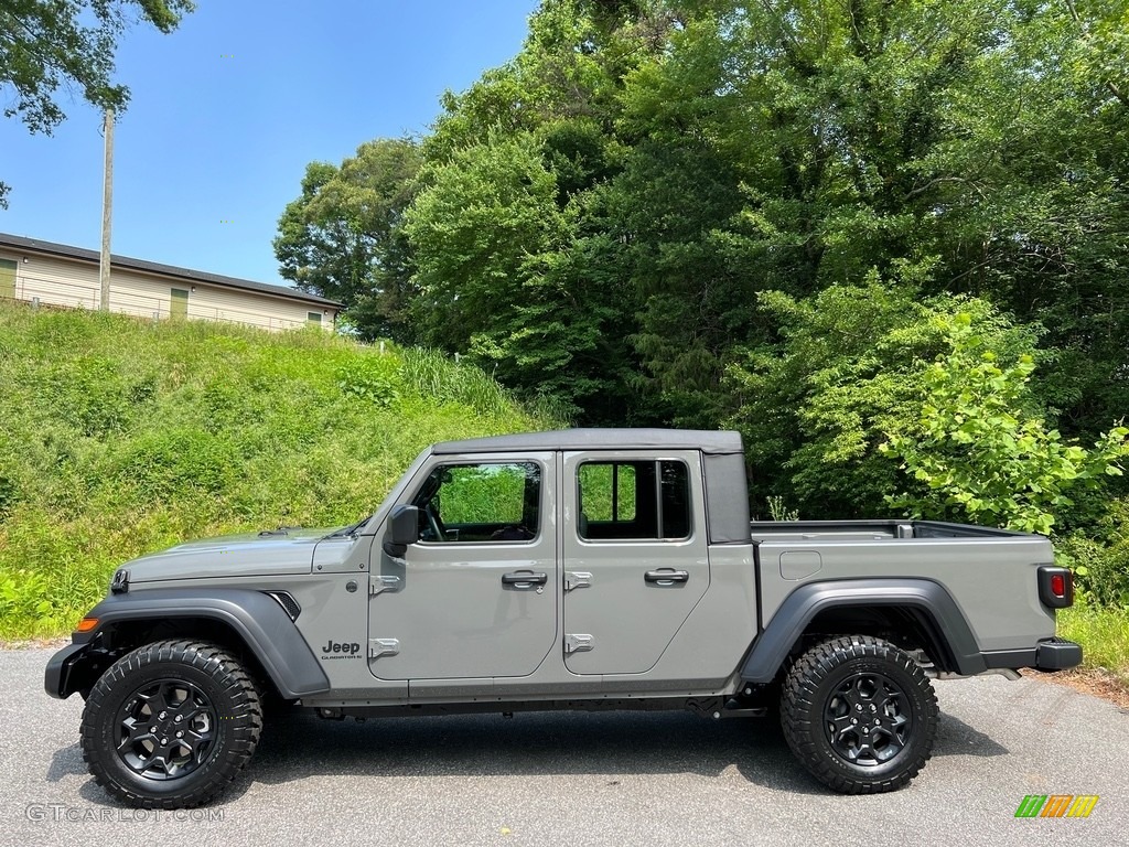 Sting-Gray 2023 Jeep Gladiator Sport 4x4 Exterior Photo #146186547
