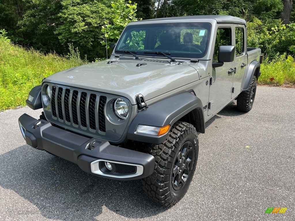 Sting-Gray 2023 Jeep Gladiator Sport 4x4 Exterior Photo #146186571
