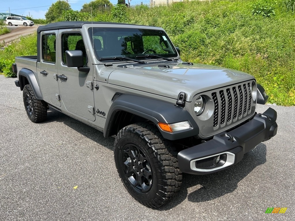 Sting-Gray 2023 Jeep Gladiator Sport 4x4 Exterior Photo #146186625