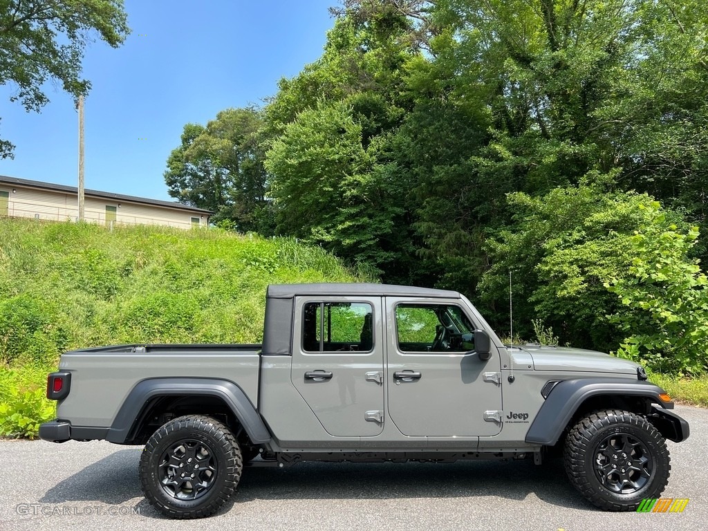 Sting-Gray 2023 Jeep Gladiator Sport 4x4 Exterior Photo #146186661