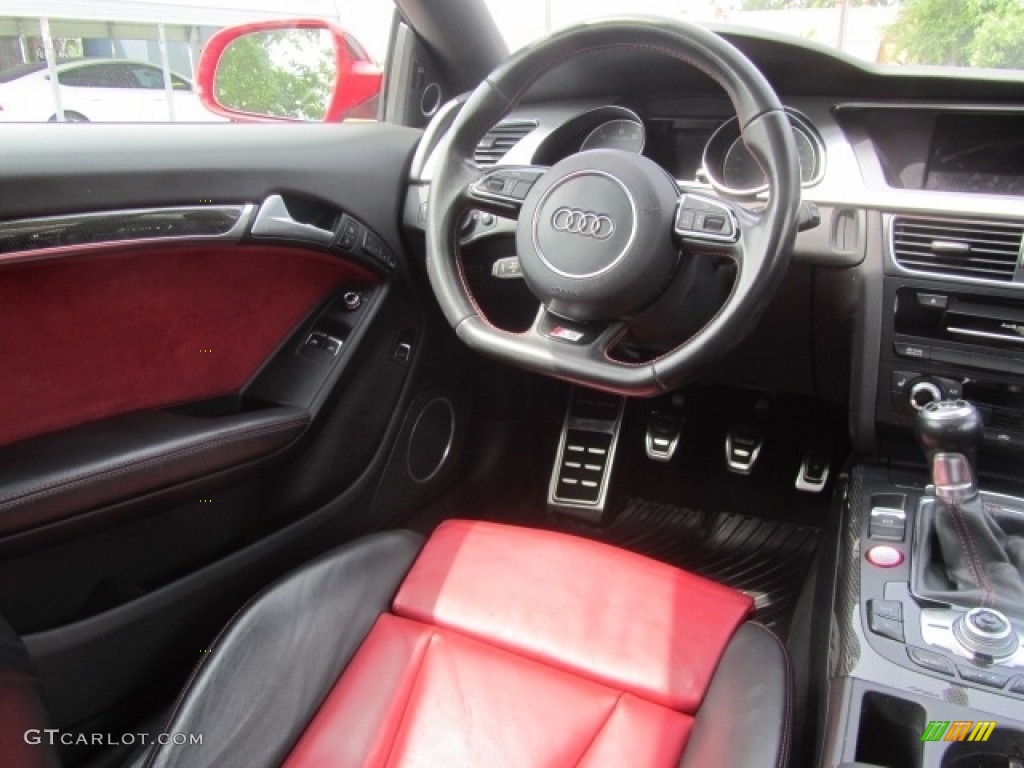 Black Interior 2016 Audi S5 Premium Plus quattro Coupe Photo #146186790