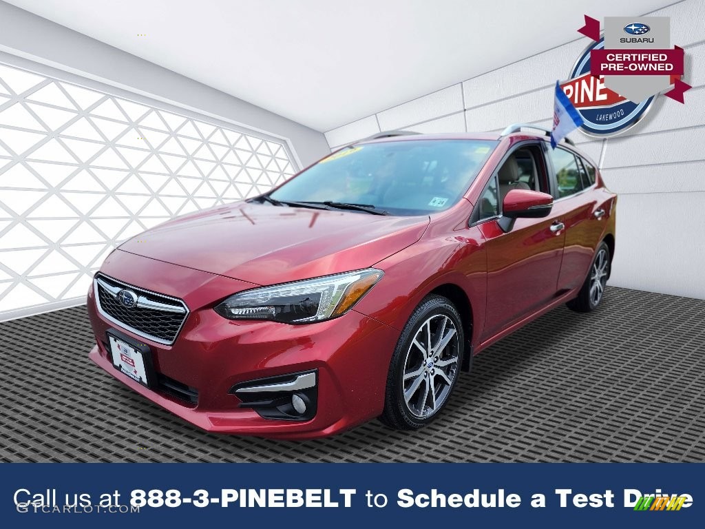 2019 Impreza 2.0i Limited 5-Door - Crimson Red Pearl / Ivory photo #1