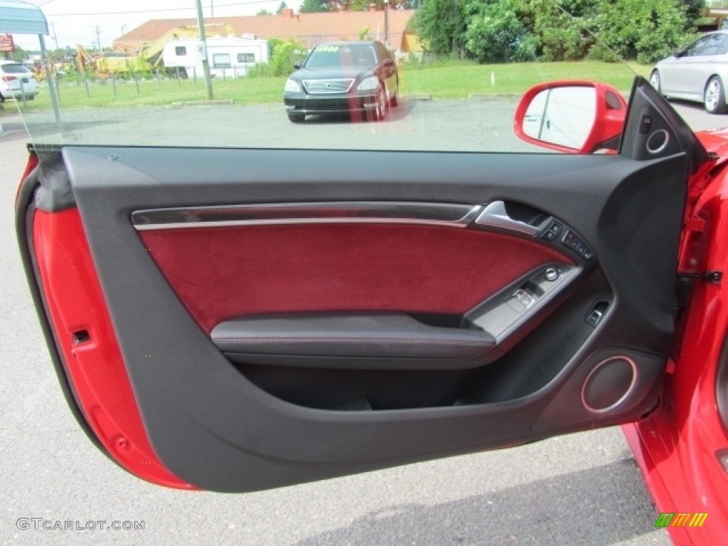 2016 Audi S5 Premium Plus quattro Coupe Black Door Panel Photo #146186919