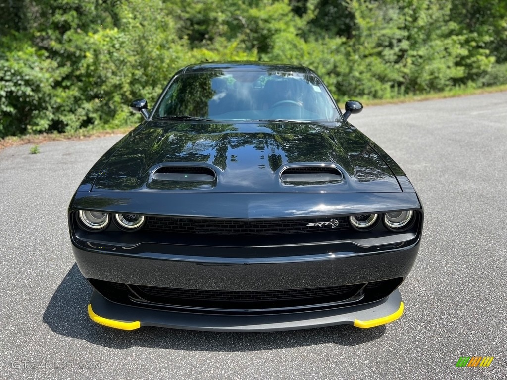 2023 Challenger SRT Hellcat JailBreak - Pitch Black / Demonic Red/Black photo #3