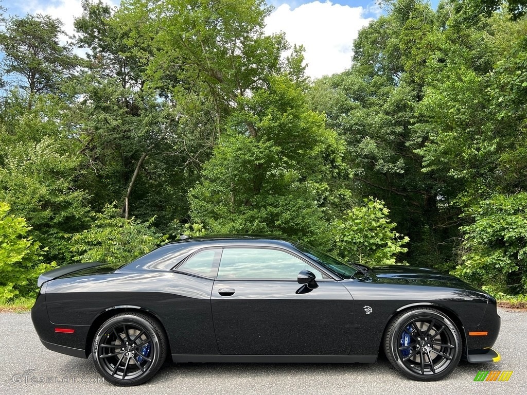 2023 Challenger SRT Hellcat JailBreak - Pitch Black / Demonic Red/Black photo #5