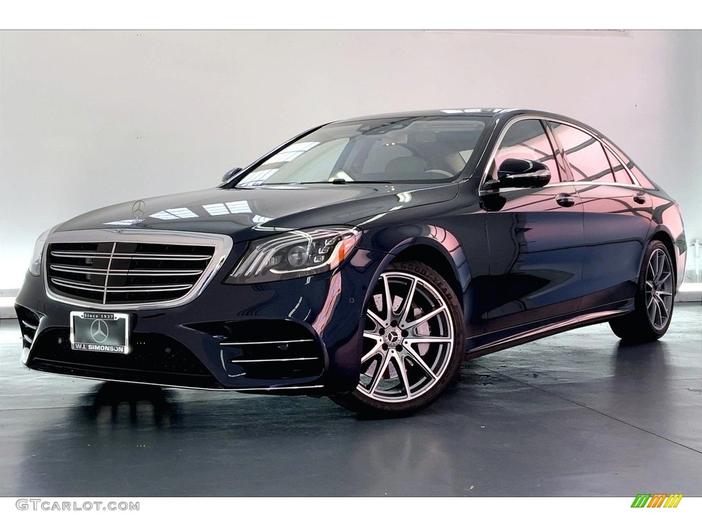 Lunar Blue Metallic 2020 Mercedes-Benz S 450 Sedan Exterior Photo #146187681
