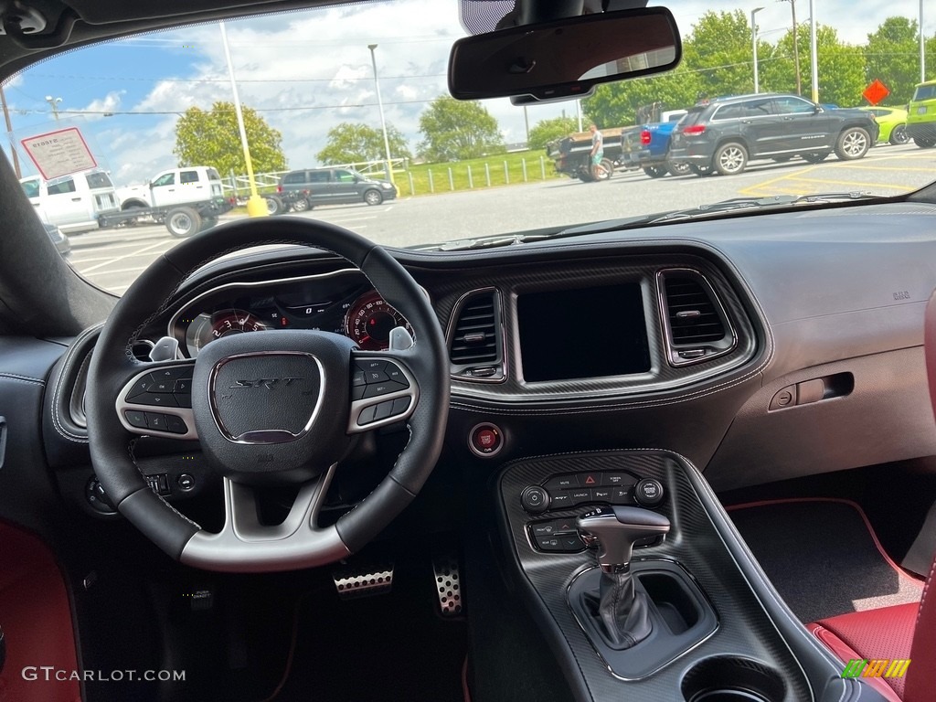 2023 Challenger SRT Hellcat JailBreak - Pitch Black / Demonic Red/Black photo #19